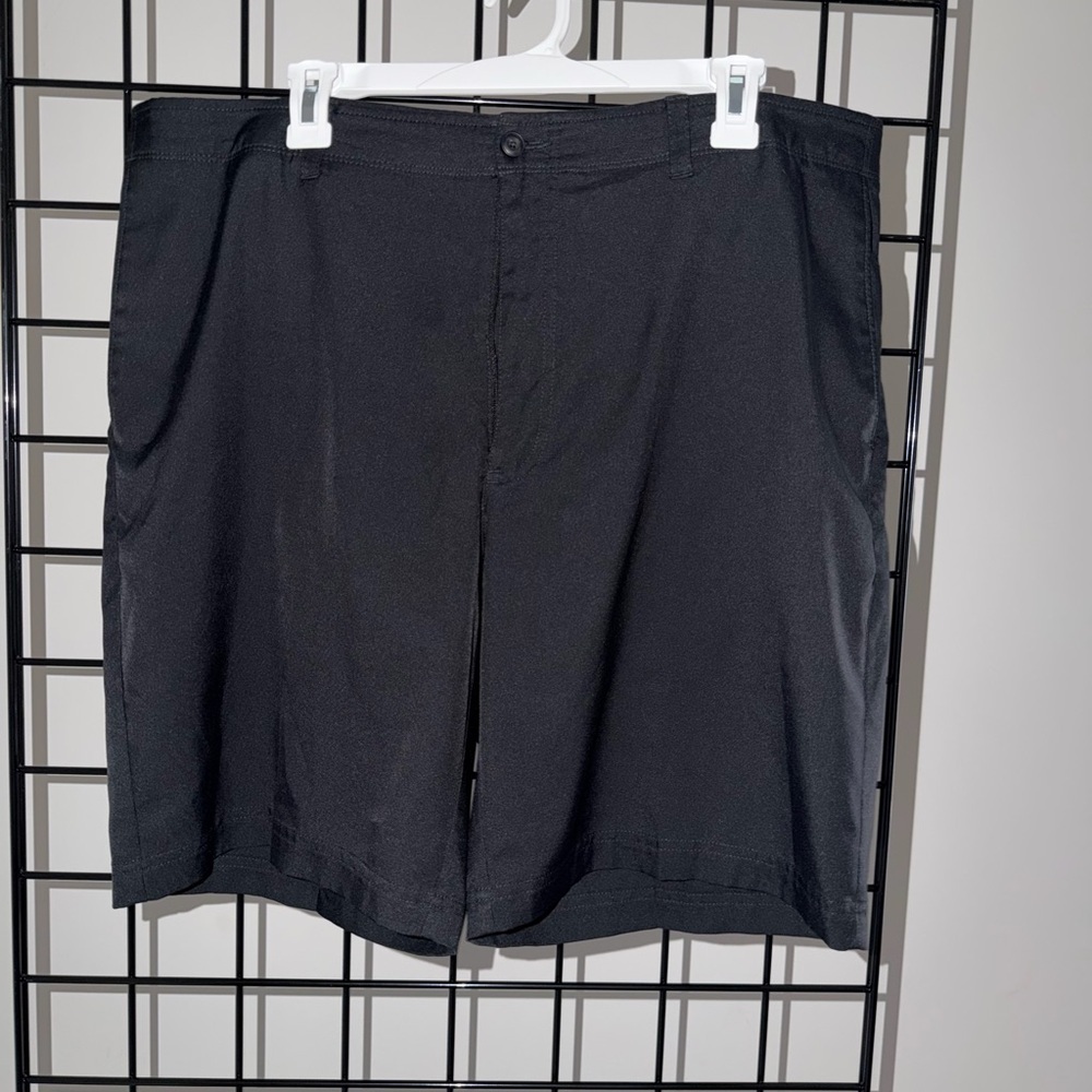 PGA Tour Black Flat Front Men's Shorts
